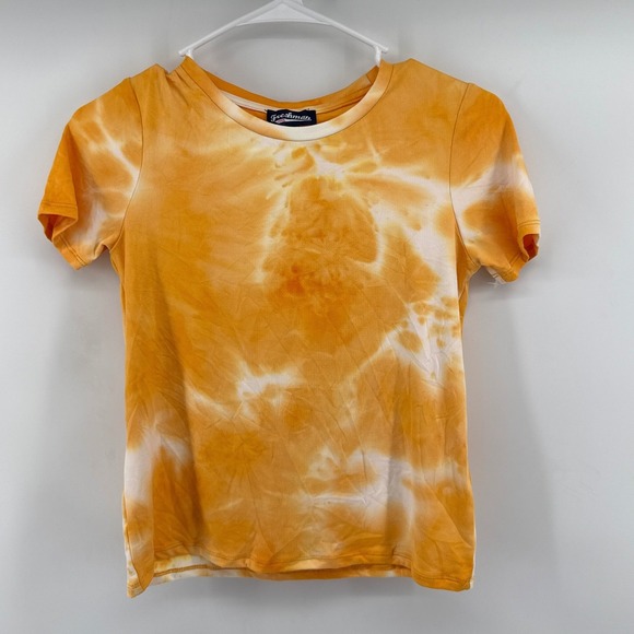 Freshman Other - Freshman 1996 Kids Orange White Tie Dye Short Sleeve Crew Neck Tee Size M 8/10